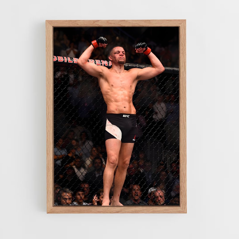 Poster The Octagon Warrior – affiche MMA (vue 4)